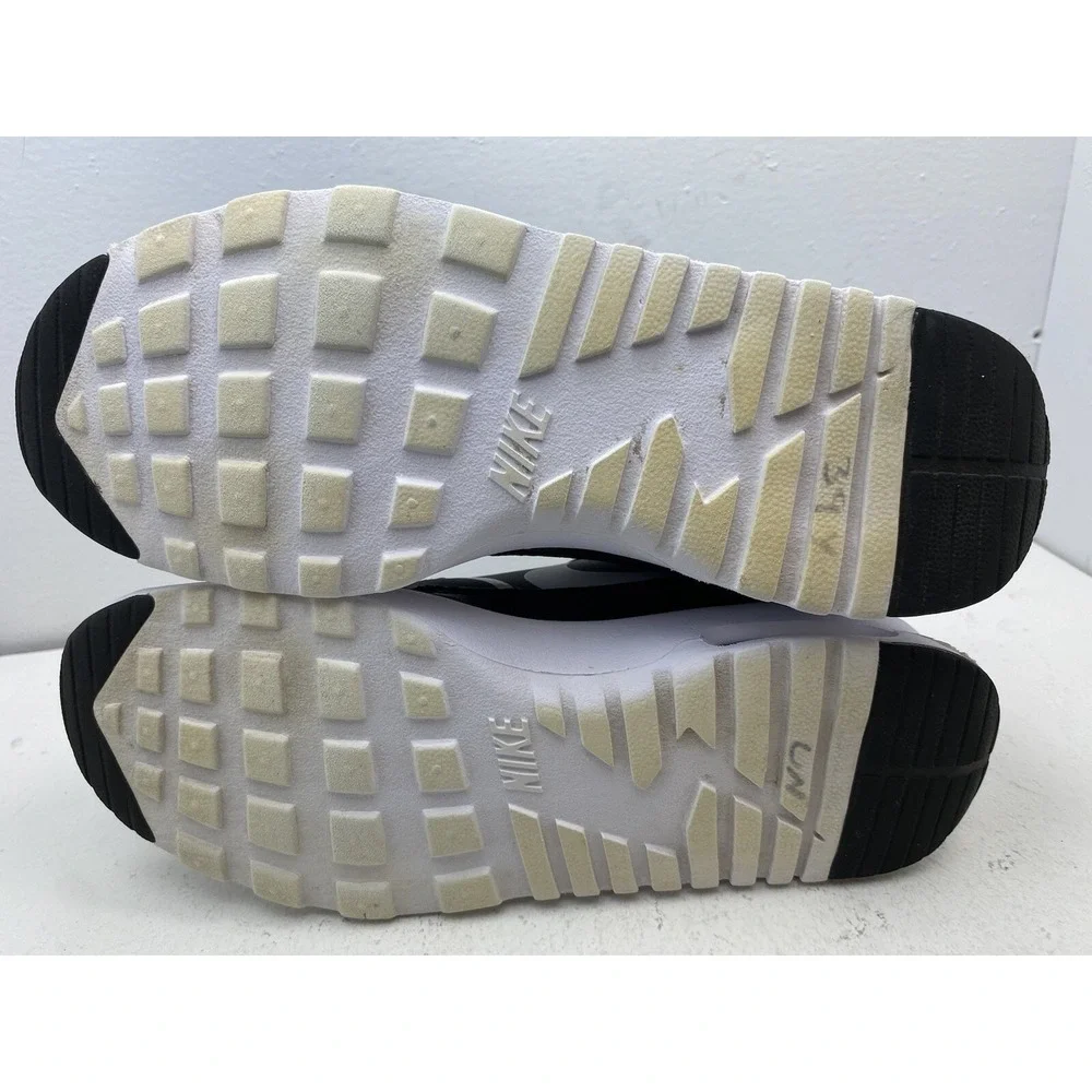 Nike Women's Air Max Thea Black Black White 599409-028 Size 7.5 Sneakers.